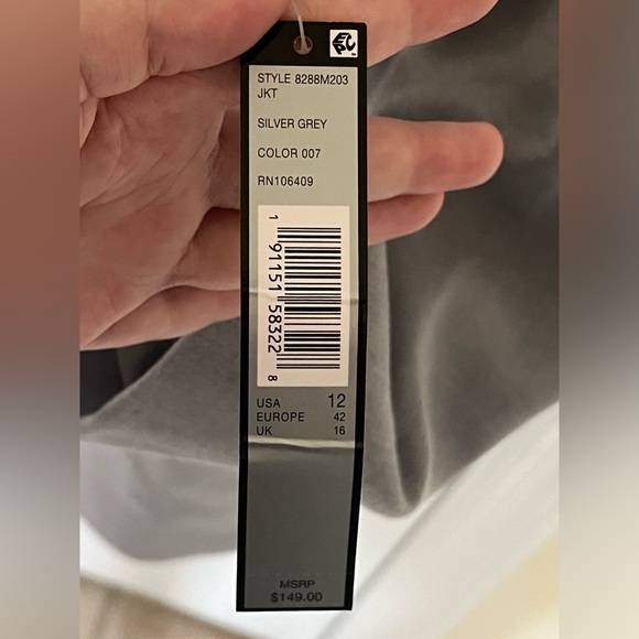 Tahari by Arthur S. Levine Stand Collar Jacket - Picture 7 of 9